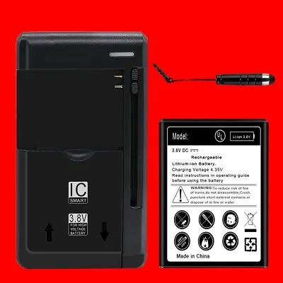 Durable 3850mAh Battery Universal Charger Stylus For Samsung Exhilarate SGH-i577 • $36.63