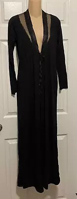 La Perla Idylle Collection XS Robe Full Length Black • $199.99