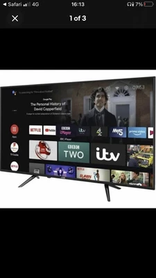 £165 • Buy Logik L43AUE21 - 43  - LED 4K (Smart TV)