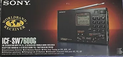 SONY ICF-SW7600G Radio Hardly Used Condition With Box Manual Receipt • £56.55