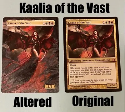 Magic The Gathering MTG Altered & Unaltered Kaalia Of The Vast Commander 2011! • $49.99