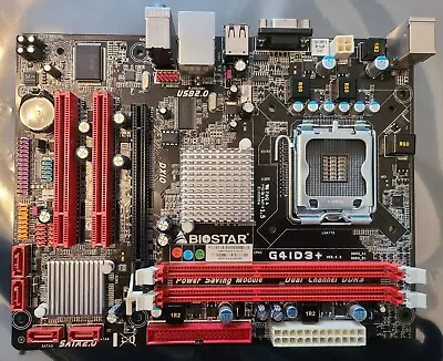 BIOSTAR G41D3+ Motherboard INTEL Socket LGA775 DDR3 • £40