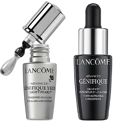 LANCOME Advanced Genifique 10ml + Yeux Light Pearl Eye Concentrate 5ml DUO • £12.99