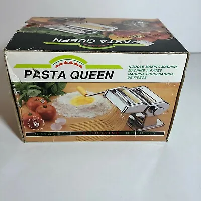Pasta Queen Chrome Noodle Making Machine Italy 15 4595 Gourmet Himark • $34.99