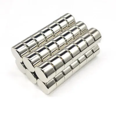 2-50pcs 16mmx10mm Strong Rare Earth Neodymium Craft Round Cylinder Magnets N50 • $5.96