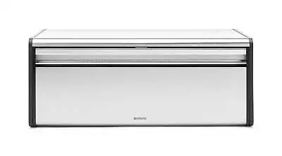 Brabantia Fall Front Bread Box Steel Fingerprint Proof 21 X 11 X 8 Inches • $58.46