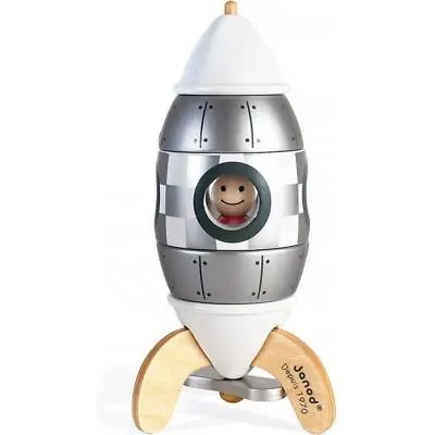 £17.99 • Buy Janod SILVER MAGNETIC ROCKET KIT Kids Toddlers Wooden Activity Toy 2 Yrs+ BN