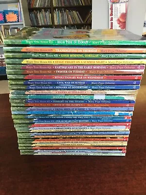 Lot Of 28 MAGIC TREE HOUSE Mary Pope Osborne 1-28 Complete Series Set PB • $74.50