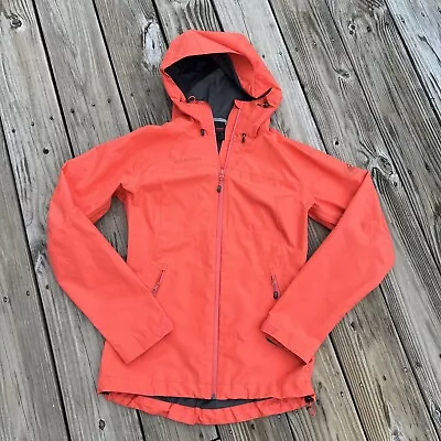 Mammut Jacket Womens XS Orange Gore-Tex Performance Shell Waterproof Hooded • $35