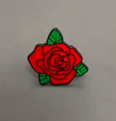 Red Rose Metal Pin Badge / Brooch - Lancashire • £3.55