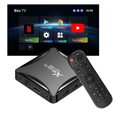 Smart TV Box Android 13.0 WIFI 6 RK3528 Quad Core 8K 64GB Media Stream Player • $35.68