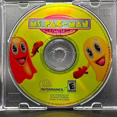 Ms. Pac-Man: Quest For The Golden Maze (PC 2001) *GAME DISC ONLY - READ* • $5.59