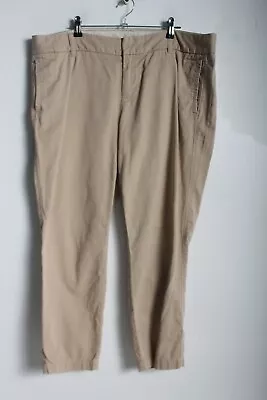 J Crew ‘Broken In Scout Chino’ Trousers - Camel - Size UK 16 (G46) • $5.60