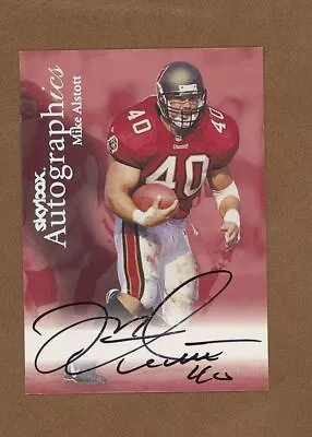 1999 SkyBox Premium # NNO Mike Alstott Auto Near Mint Or Better • $28