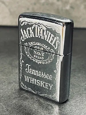 Zippo Jack Daniels No.7 Whiskey - High Polished Chrome • £24.99