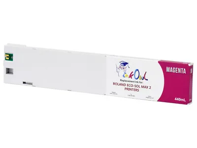 440ml InkOwl MAGENTA Compatible Cartridge For Roland ECO-SOL MAX 2 (ESL4-4MG) • $71.95