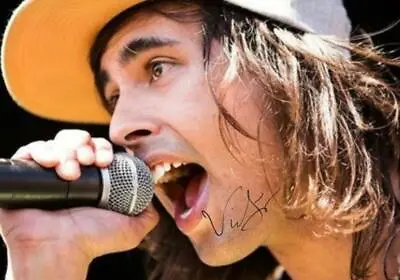 VIC FUENTES PIERCE The Veil Victor Vincent AUTOGRAPHED 10 X 8 REPRO PHOTO PRINT • $12.43