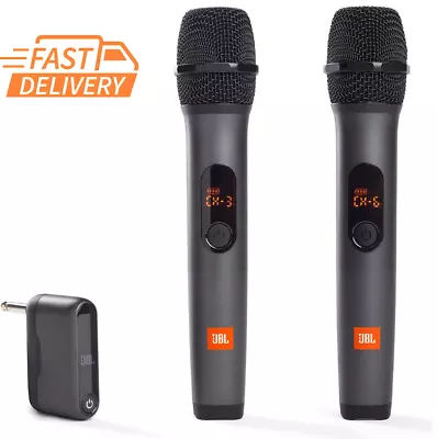 JBL Wireless Microphone Set 2 Pack (JBLWIRELESSMICAS2) Free Fast Shipping AU • $149.99