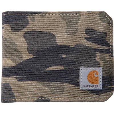 Carhartt Men's Nylon Duck Bifold Wallet Blind Duck Camo One Size • $34.99