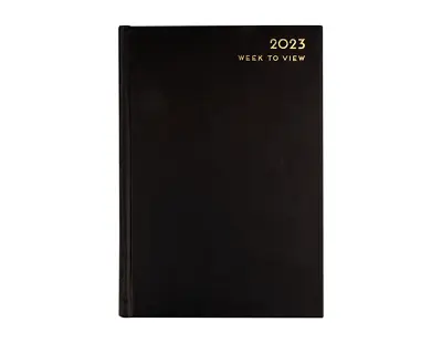2023 A5 Week To View Diary Full Year Planner Organiser Hardback Cover & Ribbon • £3.66