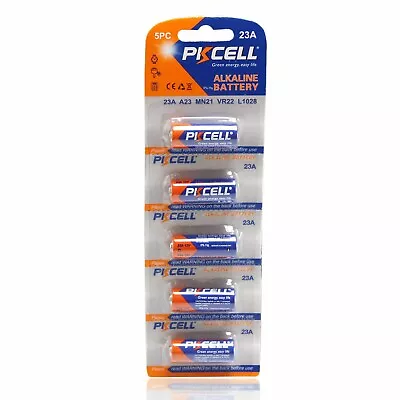 5PCS 12V 23A A23 MN23 VR23 Alkaline Battery Garage Car Remote Alarm PKCell OZ • $4.50