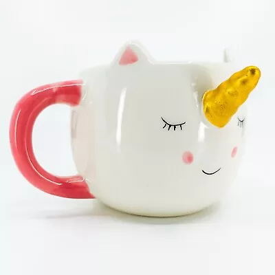 Cartoon Style Unicorn Ceramic Mug • £2.99