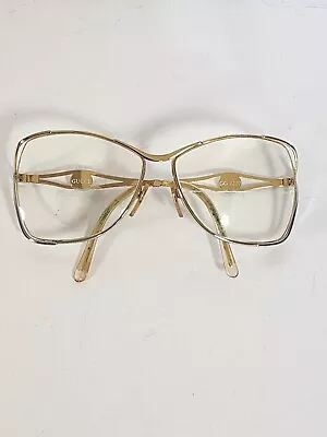 Vintage Gucci GG 2207 Gold Metal Eye Glasses • $100