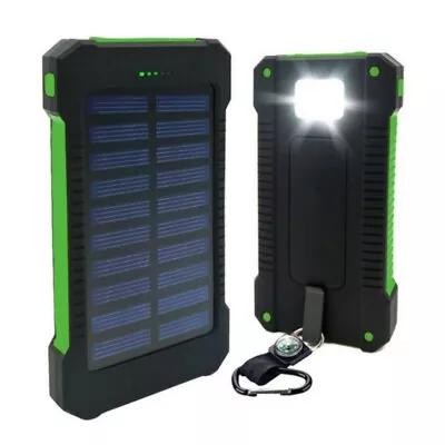 8000mAh Solar Power Bank External Battery Portable Dual USB Cell Phone Charger • $13.61