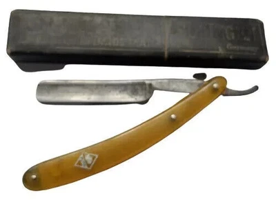 $120.79 • Buy Old Barber Knife, Puma ,  Solingen Brand Hairdresser With Case FREE SHIPPING