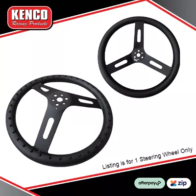 Sweet / Kenco 15  Pro Grip Steering Wheel Aluminium DISHED Black Speedway Racing • $159