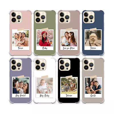 Personalised Phone Case Silicone Photo Cover For IPhone Xs 15 12 13 14 PRO Mini • £7.49