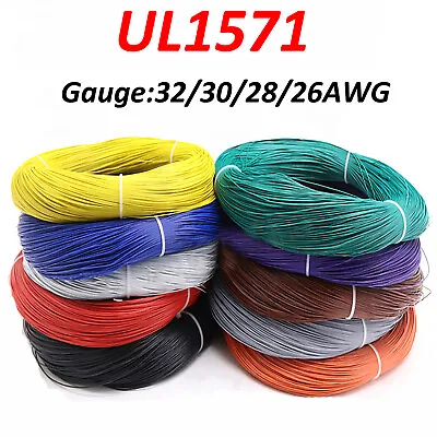 £1.19 • Buy Flexible UL1571 Stranded Wire Cable PVC Insulated Electronic Wire 26/28/30/32AWG