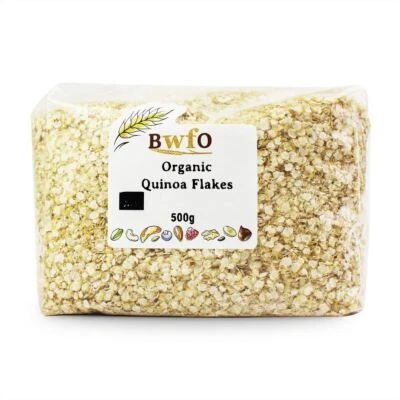 Organic Quinoa Flakes 500g | BWFO | Free UK Mainland P&P • £9.70