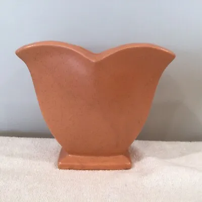 McCoy Peach Color Tulip Vase Planter Model 309 6  Tall • $21.50