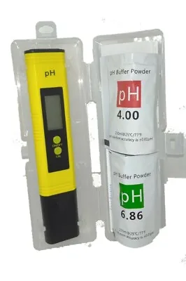 £19.99 • Buy PH Meter LCD Digital Tester Pen Inc Calibration Sachets .   Aquarium UK Stock