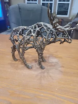 Moose Sculpture. Looks Like Branches. • $9.95