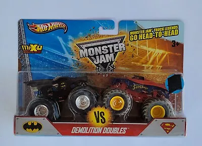 Hot Wheels Monster Jam Demolition Doubles Batman Vs Superman 2012 • $19.99