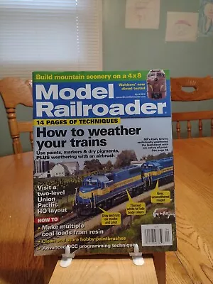 Model Railroader Magazine: April  2012 (RRR14).  • $1.75