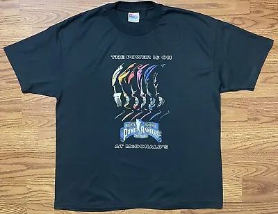 Vintage Power Rangers Movie Tshirt Mcdonalds Movie Promo 1995 Single Stitch Xl • $398.98