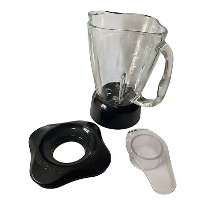 $14.93 • Buy Oster Blender 5 Cup Replacement Part GLASS Jar Top Blade Seal 6800 Series 020