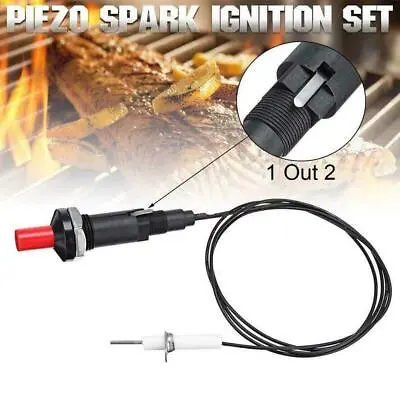 1 Set Piezo Spark Ignition Push Button Igniter Gas BBQ Kit Grill Stove K1A1 New • $9.27