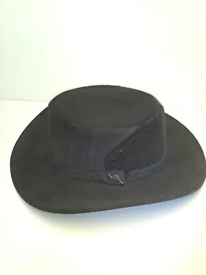 Kakadu Traders Genuine Leather Made In Australia Cowboy Hat • $49.95