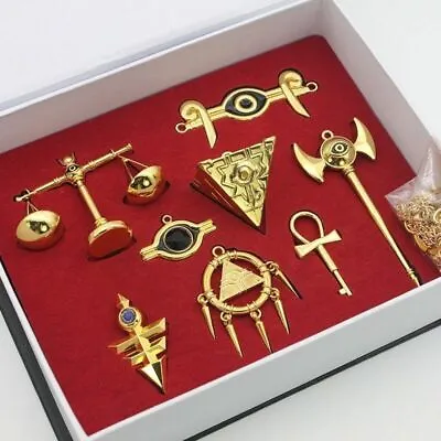 8pcs/Set Yu-Gi-Oh! Millennium Items Puzzle Necklace Keychain Pendant In Box Hot • $17.57