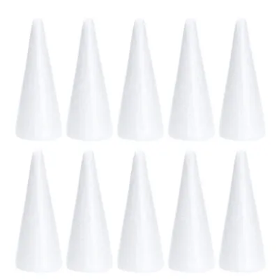 Polystyrene Foam Cones Cone Craft Diy Crafting Diy White Cone Foam Accessories  • $9.66