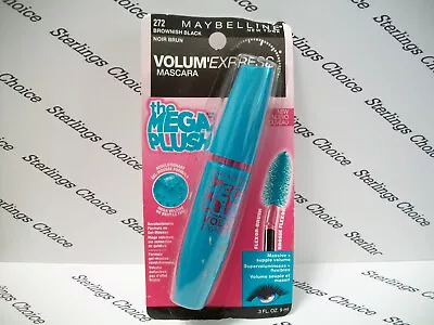 Maybelline Volum' Express The Mega Plush Mascara #272 Brownish Black • $7.99