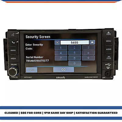 JEEP GRAND CHEROKEE DODGE MyGig 430n High RHB Navigation Sirius Radio DVD Player • $349