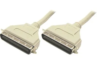 $7.99 • Buy SCSI 50 Pin Centronics Male To Male Cable 6FT