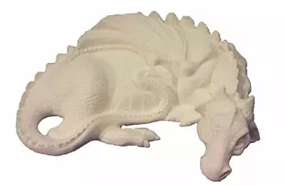 Imaginary Sleeping Dragon 9  Ceramic Bisque Ready To Paint • $35.64