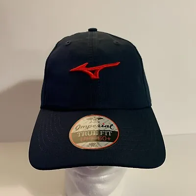 Mizuno Tour Lightweight Golf Hat Cap Adjustable Moisture Wicking Blue Red OSFM • $24.99