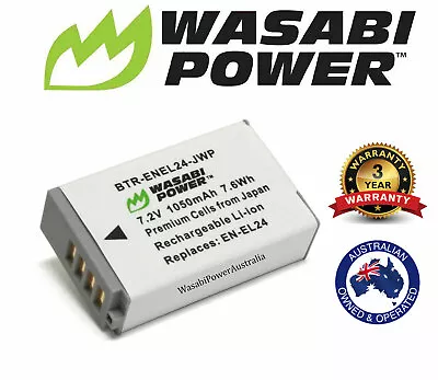 Wasabi Power (1050mAh) Battery For Nikon EN-EL24 AND Nikon 1 J5  • $29.99